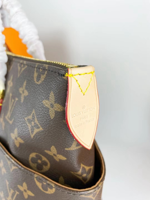 ルイヴィトンバッグ素材ディテール